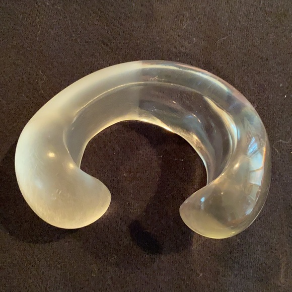 Patricia Von Musulin Frosted Lucite Bracelet - Picture 2 of 2